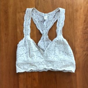 Free People Cream Lace Bralette